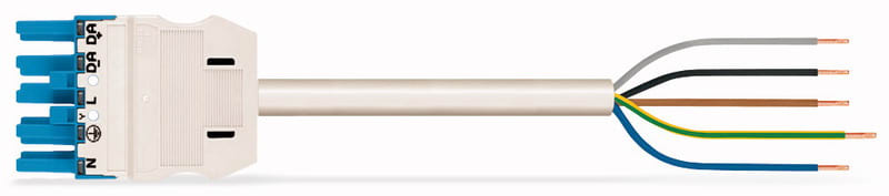 WAGO - 5-nap uros/vapaa 5x2,5mm2,3 m - WAGO 771-9985/107-302 pistolii