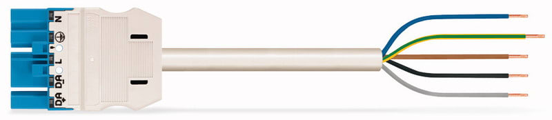 WAGO - 5-nap uros/vapaa 5x1,5mm2,4m - WAGO 771-9985/206-402 Pistolii
