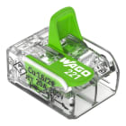 WAGO - Rasialiitin 221-422 - 2-NapGreen,kaikki johdint.100kpl