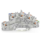 WAGO - Riviliitin TOPJOB S - Inst.liitin N/L/PE painonappi