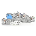 WAGO - Riviliitin TOPJOB S - Inst.liitin NT/L/PE painonappi