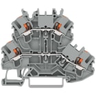 WAGO - Riviliitin kaksikerros TOPJOB S - L/L,0,25-2,5(4),painonappi