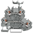 WAGO - Riviliitin kaksikerros TOPJOB S - L/L, 0,25-2,5(4),painonappi