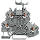 WAGO - Riviliitin kaksikerros TOPJOB S - L/L, 0,25-2,5(4),painonappi