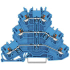 WAGO - Riviliitin kaksikerros TOPJOB S - N/N/N, 0,25-2,5(4),painonappi