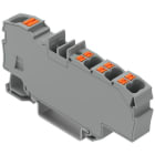 WAGO - Haaroitusliitin TOPJOB S - 1x6(10)mm²/6x1.5(2,5)mm², HAR