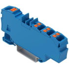 WAGO - Haaroitusliitin TOPJOB S - 1x6(10)mm²/6x1.5(2,5)mm², SIN