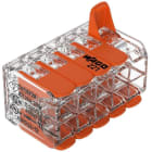 WAGO - Rasialiitin 221-420 - 10-Nap,Vipu,kaikki johdint.15kpl