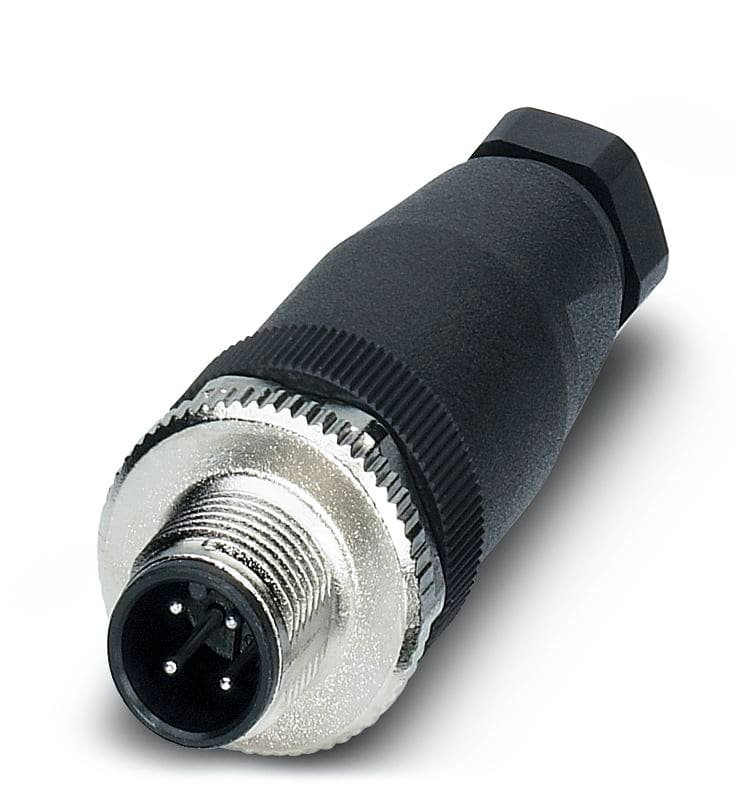 PHOENIX CONTACT - Ruuviliitin M12.uros.suora - 1662528 SACC-M12MS-4CON-PG 7-M