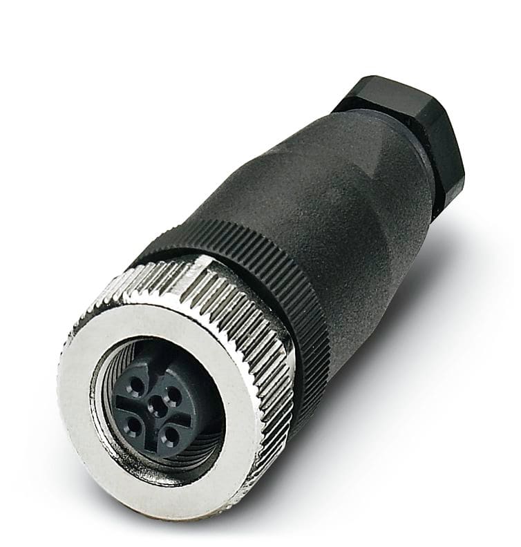 PHOENIX CONTACT - Ruuviliitin M12.naaras.suora - 1681127 SACC-M12FS-4CON-PG7-M