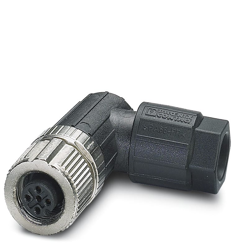 PHOENIX CONTACT - M12 kulma 5-nap., A, naaras - 1424653 SACC-M12FR-5PL M