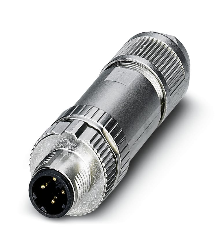 PHOENIX CONTACT - M12 PROFINET suora, D, uros - 1424682 SACC-M12MSD-4PL SH PN