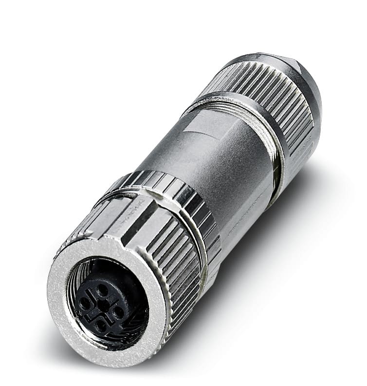 PHOENIX CONTACT - M12 PROFINET suora, D, naaras - 1424683 SACC-M12FSD-4PL SH PN