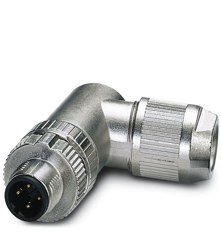 PHOENIX CONTACT - M12 PROFINET kulma, D, uros - 1424684 SACC-M12MRD-4PL SH PN