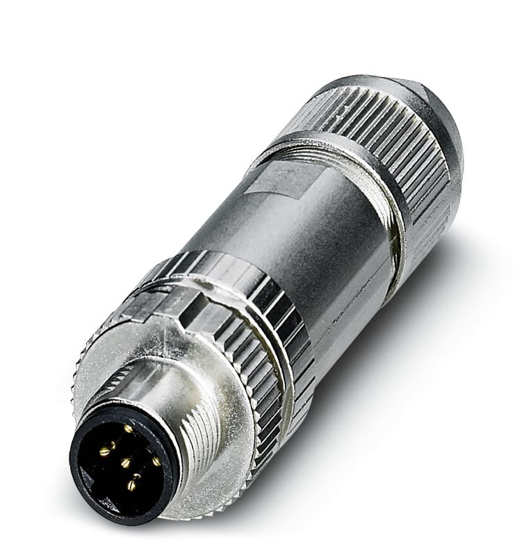 PHOENIX CONTACT - M12 PROFIBUS suora, B, uros - 1424678 SACC-M12MSB-2PL SH PB