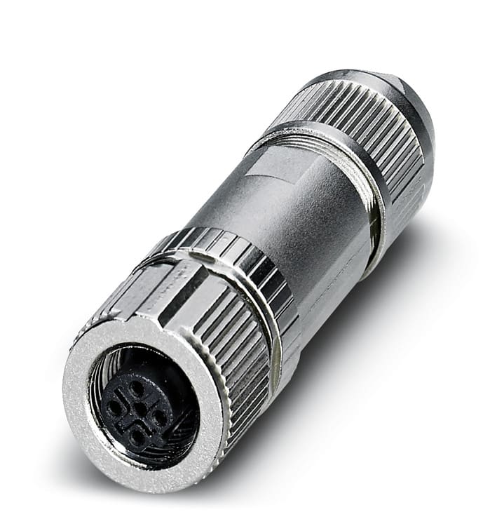 PHOENIX CONTACT - M12 PROFIBUS, suora, B, naaras - 1424680 SACC-M12FSB-2PL SH PB