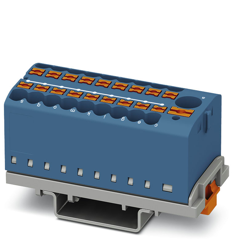 PHOENIX CONTACT - Potentiaalinjakoliitin push-in - 3273112 PTFIX 6/18X2,5-NS35 BU