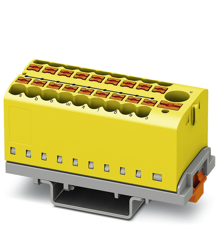 PHOENIX CONTACT - Potentiaalinjakoliitin push-in - 3273116 PTFIX 6/18X2,5-NS35 YE