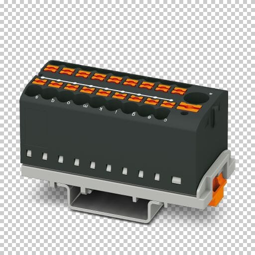 PHOENIX CONTACT - Riviliitin - PTFIX 6/18X2,5-NS35 BK