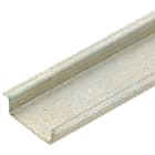 WEIDMÜLLER - DIN-kisko.normaali l = 2 m - TS 35x7.5 SZ Sileä sinkitty