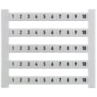 WEIDMÜLLER - Riviliitinmerk (50/kortti=kpl) - 52306 DEKAF 5 FW 1-10