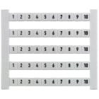 WEIDMÜLLER - Riviliitinmerk (50/kortti=kpl) - 52306 DEKAF 5 FW 1-10