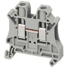 SCHNEIDER ELECTRIC - Riviliitin 6mm2 ruuvi harmaa - NSYTRV62