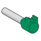 SCHNEIDER ELECTRIC - Pääteholkki +paikka merkintäh. - DZ5CA062 6,0 mm2 vihreä