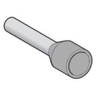 SCHNEIDER ELECTRIC - Pääteholkki - DZ5CE025 2,5 mm2 harmaa