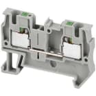 SCHNEIDER ELECTRIC - Riviliitin 4mm2 Push-in harmaa - NSYTRP42