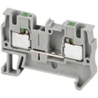SCHNEIDER ELECTRIC - Riviliitin 4mm2 Push-in harmaa - NSYTRP42