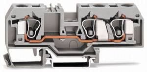 WAGO - Riviliitin - 284-681 3X10MM HARMAA (25 kpl.)