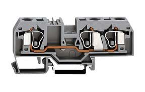 WAGO - Riviliitin - 284-684 3X10MM SININEN (25 kpl.)