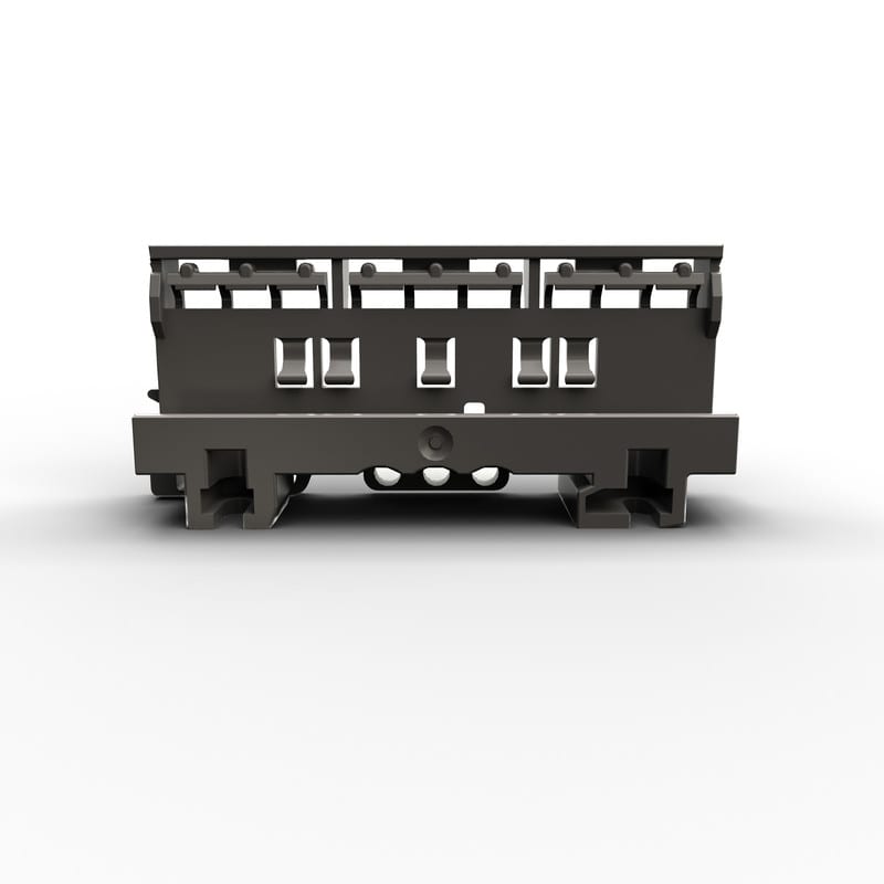 WAGO - Kiskoliitintarvike 221-511 - DIN-adapt. Ex 221-68.sarja 10kpl