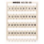 WAGO - Riviliitinnumero 1-50 vaaka - 209-566 Merkintäkilpi