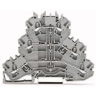 WAGO - Riviliitin kolmikerros TOPJOB S - L/L/L, 0,25-2,5(4)mm², HAR
