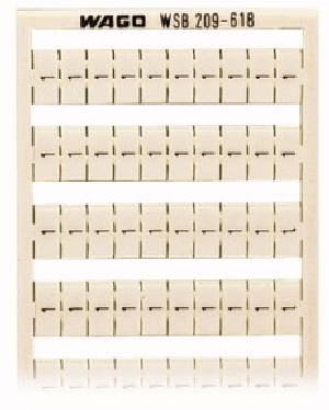 WAGO - Merkintäkilpi 1-2 - 209-618 (5 kpl.)