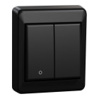 ELKO - Kytkin ELKO RS16 - 2+1/10A/250V/IP20 PPR MUS