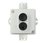 SELCAST - KYTKIN IP44 2-NAP 2xPK16 - 513 221 / Harmaa