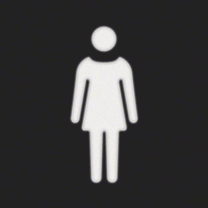 HAGER - Linssi W.1 - nainen-kuvio merkkiv.