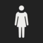 HAGER - Linssi W.1 - nainen-kuvio merkkiv.