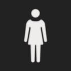 HAGER - Linssi W.1 - nainen-kuvio merkkiv.