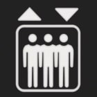 HAGER - Linssi W.1 - uloskäynti-kuvio merkkiv.