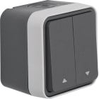 HAGER - Painike - 5/10A/250V/IP55 verho PPJ har