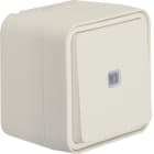 HAGER - Kytkin - 6/10A/250V/IP55 LI-k PPJ val