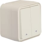 HAGER - Painike - 5/10A/250V/IP55 verho PPJ val