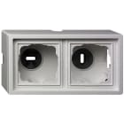 GIRA - Pintakotelo F100 2 os. VAL - Gira F100