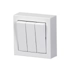 ABB - Kytkin Impressivo - 1+1+1/16AX/250V/IP21 PPJ2X val