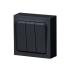 ABB - Kytkin Impressivo - 1+1+1/16AX/250V/IP21 PPJ2X ant