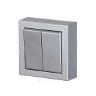ABB - Kytkin Impressivo - 6+6/16AX/250V/IP21 PPJ 0X alu
